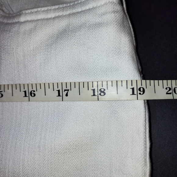 Christopher & Banks Stretch White and Black Bordered Flowers Size 8 - Picture 14 of 15